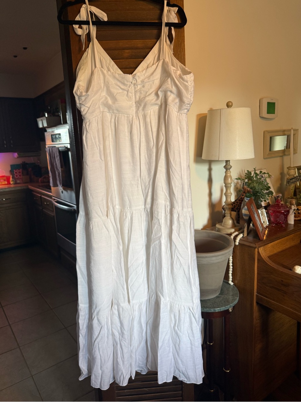 Express XL white maxi sundress NWOT - Picture 2 of 3